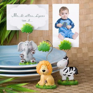 Jungle Critters Collection Place Card Holders wedding favors