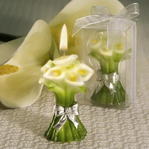 Calla Lily Design Candle Favors wedding favors