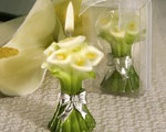 Calla Lily Design Candle Favors wedding favors