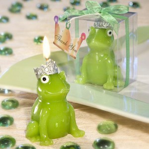 Frog Prince Candle Favors wedding favors