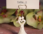 Enchanting Bride And Groom Design Favor Saver Place Card Holder wedding favors