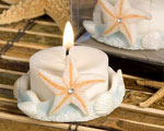 Starfish Design Favor Saver Candle Favors wedding favors