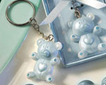 Blue Teddy Bear Design Favor Saver Key Chains wedding favors