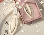 Pink Cross Design Favor Saver Bookmark wedding favors