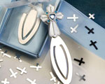 Blue Cross Design Favor Saver Bookmark wedding favors