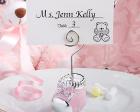 Pink Baby Bootie Place Card Holders wedding favors