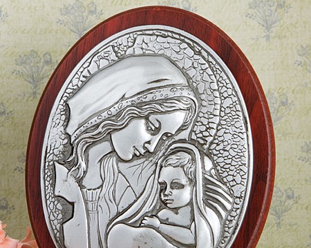 Madonna and Child Plaque wedding favors