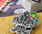 Fleur Di Lis Design Curio Box Favors wedding favors