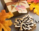 Autumn Allure Collection Fall Leaf Box Favors wedding favors