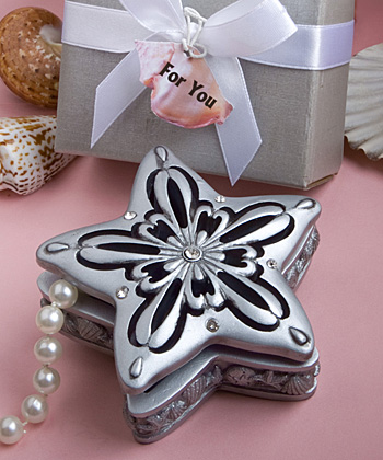 Sea Star Design Trinket Box wedding favors