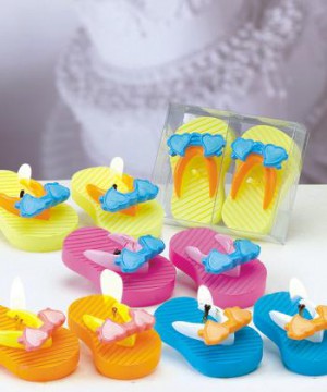 Flip Flop Candles wedding favors