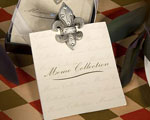Fleur De Lis Design Memo Pad Favors wedding favors