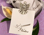 Angel Design Memo Pad Favors wedding favors