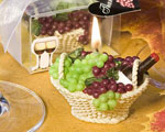 Distinctive Wine Themed Candle Favors wedding favors
