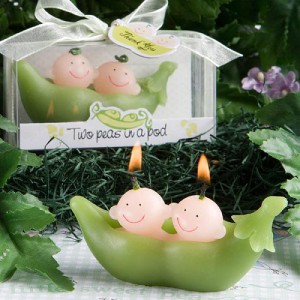 Two Peas In A Pod Collection Candle Favors wedding favors