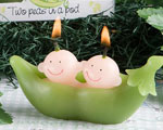 Two Peas In A Pod Collection Candle Favors wedding favors