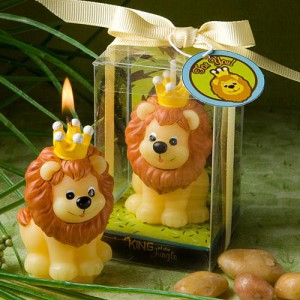 Adorable King Of The Jungle Collection Candle Favors wedding favors