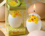 Baby's Big Day Collection Hatching Chick Candles wedding favors