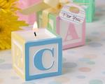 Adorable Baby Block Design Scented Candle Favors wedding favors