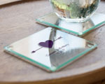 Personalized Glass Coasters wedding favors