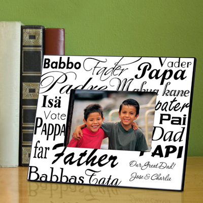 Dad in Translation Frame wedding favors