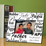 Dad in Translation Frame wedding favors