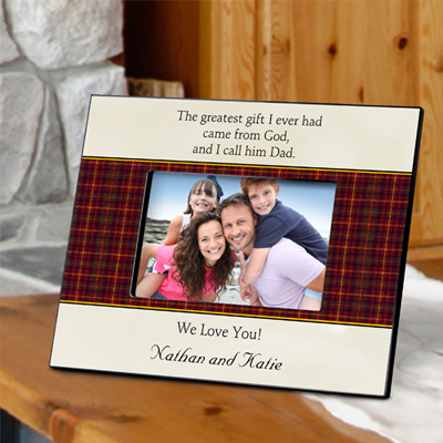 Father's Poem Frame wedding favors