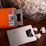 Personalized Credit Card Bottle Opener wedding favors