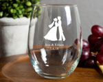 15 Ounce Stemless Wine Glasses wedding favors