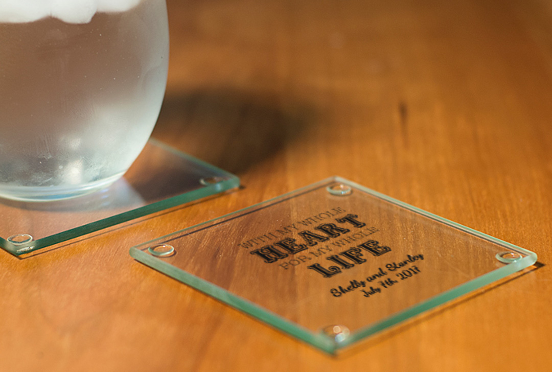 Personalized Coasters wedding favors