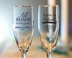 Champagne Flute wedding favors