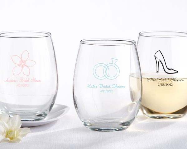 Personalized Stemless Glass