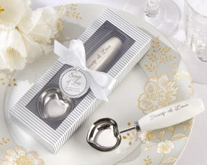 "Scoop of Love" Stainless-Steel Ice Cream Scoop wedding favors