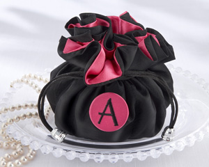 "The Cosmopolitan" Monogrammed Jewelry Pouch wedding favors