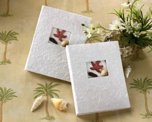 "Beach Memories"  Guest Photo Album Favors wedding favors