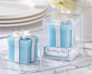 "Something Blue" Wedding Gift Candle (Set of 4) wedding favors