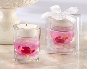 "Elegant Orchid" Tealight Holder wedding favors