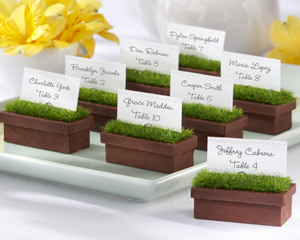 "Evergreen" Window Planter Place Card/Photo Holder (Set of 4) wedding favors