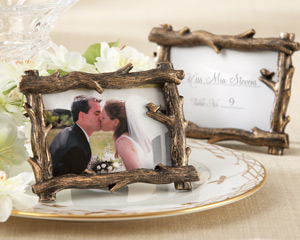"Scenic View" Tree-Branch Place Card/Photo Holder wedding favors
