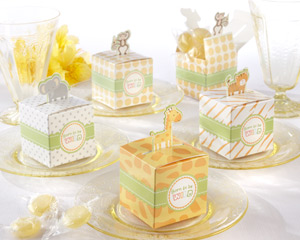 "Born To Be Wild" Jungle-Themed Favor Box (Set of 24 Assorted) wedding favors
