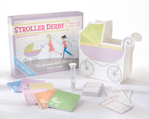 "Stroller Derby" Baby Shower Trivia Game wedding favors