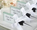 "Capture the Moment" Glass Photo Holder Bottle Stopper wedding favors