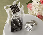 "With This Ring" Engagement Ring Keychain wedding favors