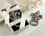 "Fleur de Lis" Pewter-Finish Bottle Opener wedding favors