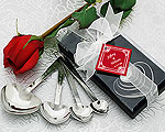 "Love Beyond Measure"  Heart-Shaped Measuring Spoons in Gift Box wedding favors