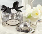 "Tea for Two" Teapot Tea Infuser wedding favors