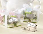 "Welcome Home, Baby" Stainless-Steel Tea Infuser (Boy or Girl) wedding favors