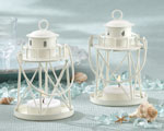 "By the Sea" Lighthouse Tea Light Holder wedding favors