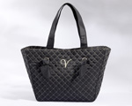 "Knotted Couture" Monogrammed Quilted Tote Bag wedding favors