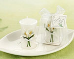 'Calla Lily Elegance' Vase Shaped Candle wedding favors